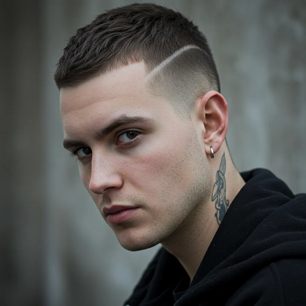 Induction Cut Buzz Cut - Style 2